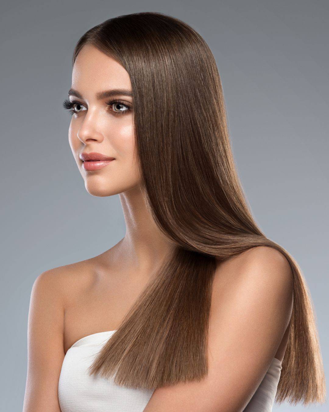 Hazelnut 20" Weft Hair Extensions Matte Brown Human Hair Extension Weft - thicker and longer hair