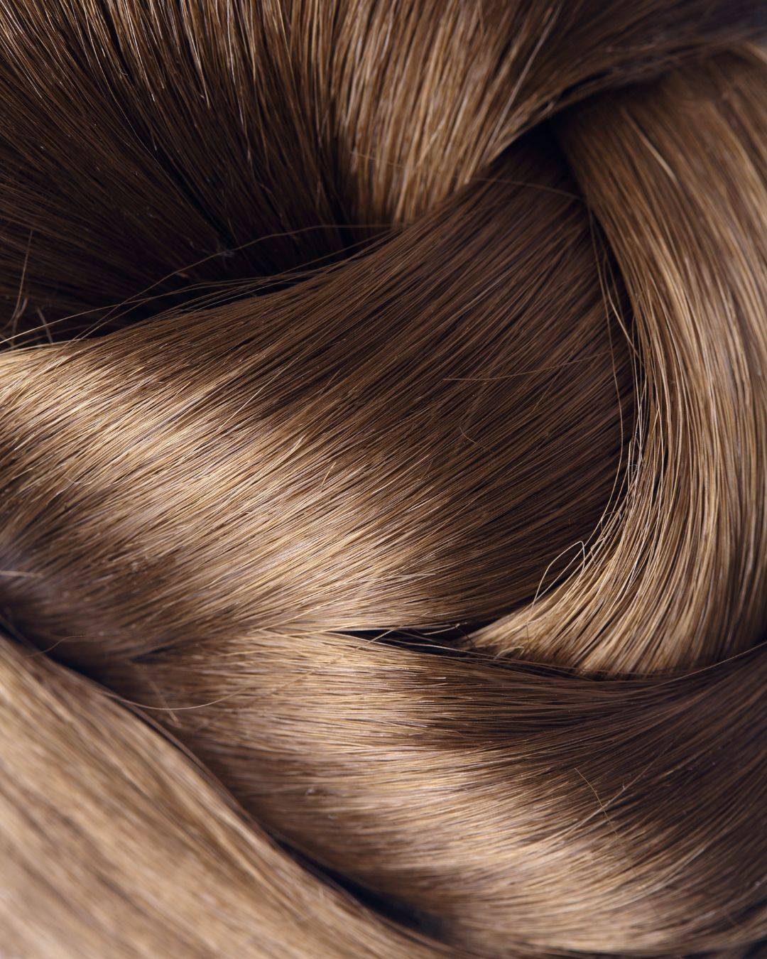 Hazelnut 20" Weft Hair Extensions - Matte Brown Colour Swatch Human Hair Extension Weft