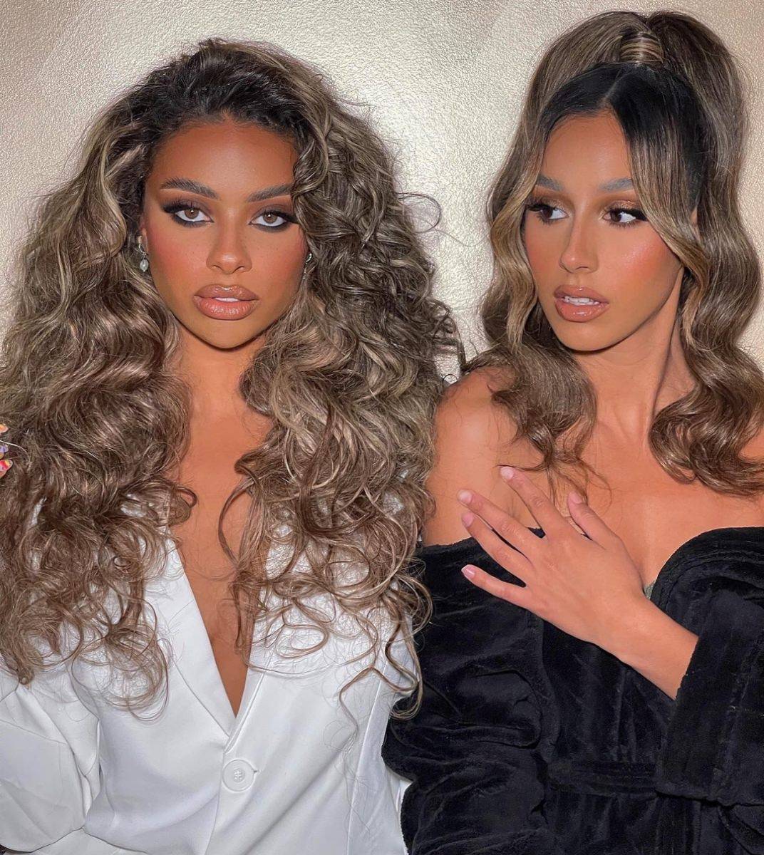 Foiled blend of Ash & Blonde | Bronze Bliss Clip In Hair Extensions | Kiki Hair Extensions