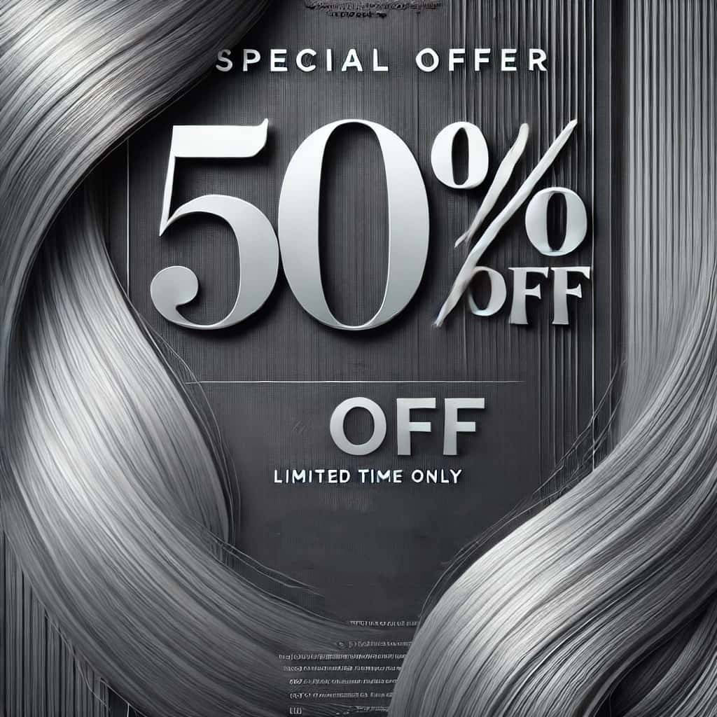 Grey Storm Blonde Human Hair Extensions