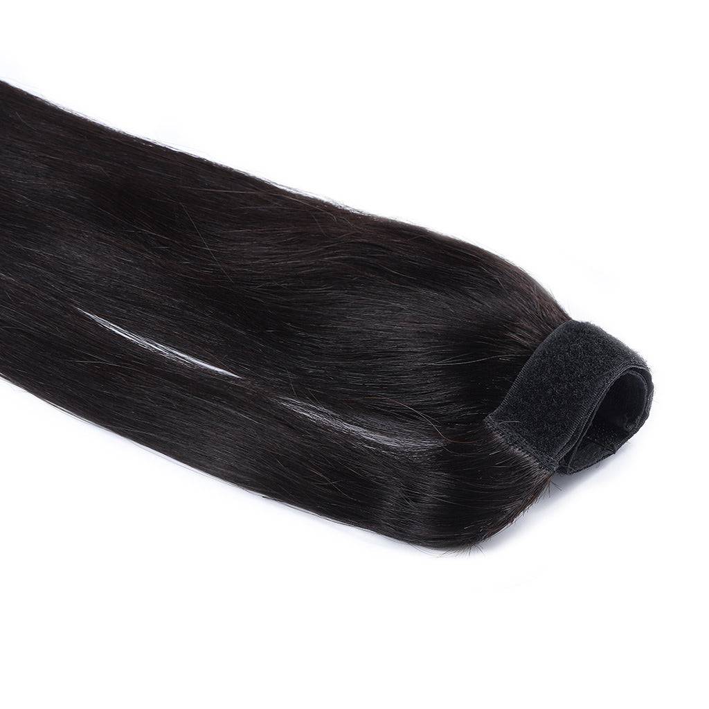Premium Raven Black Ponytail Hair Extensions | Kiki Hair Extensions