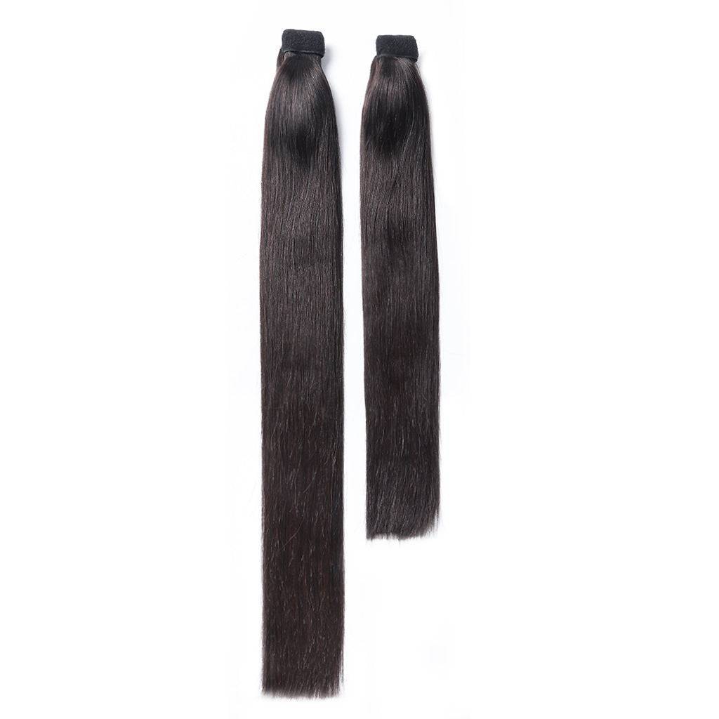 Premium Raven Ponytail KiKi Hair Extensions 20 inch and 26 inch