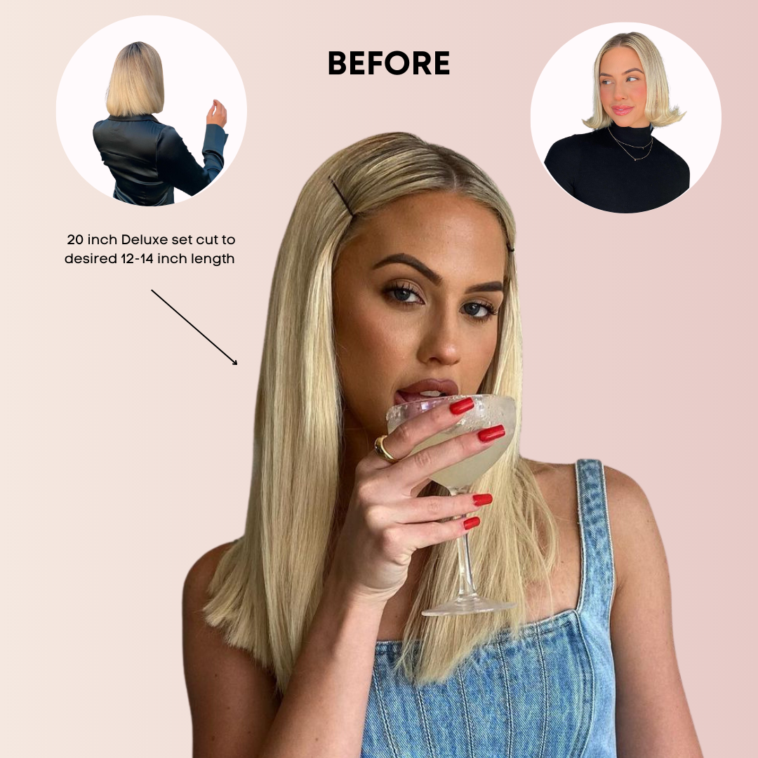Vanilla Premium Clip In Hair Extensions - Kiki Hair Extensions