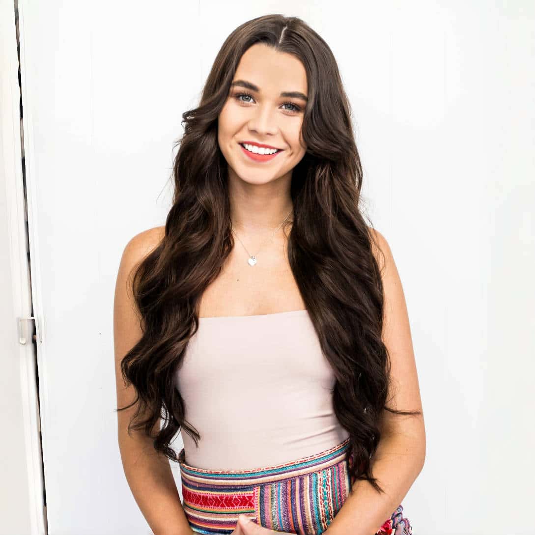 Premium Espresso Brown Clip In Human Hair Extensions