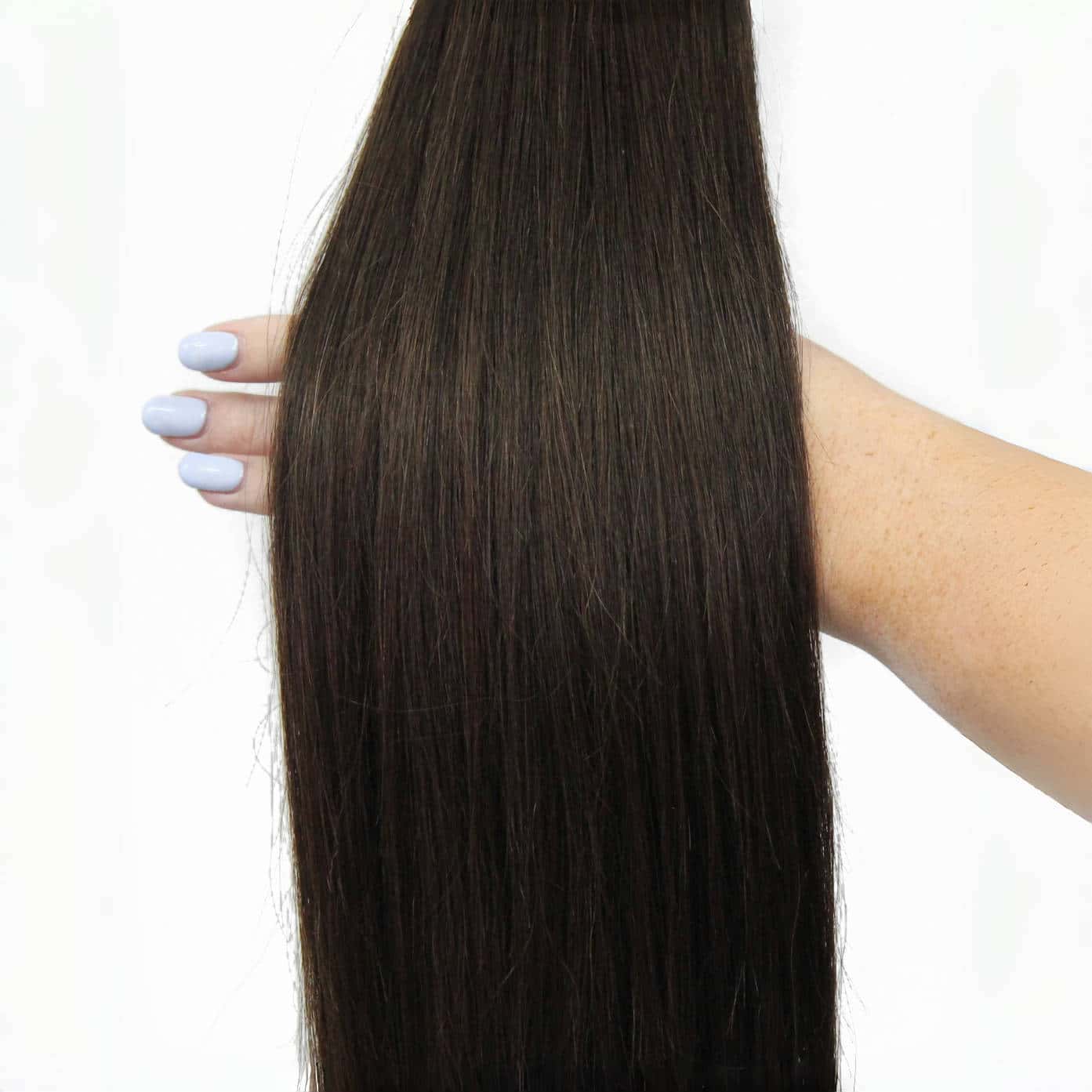 Premium Espresso Brown Clip In Human Hair Extensions