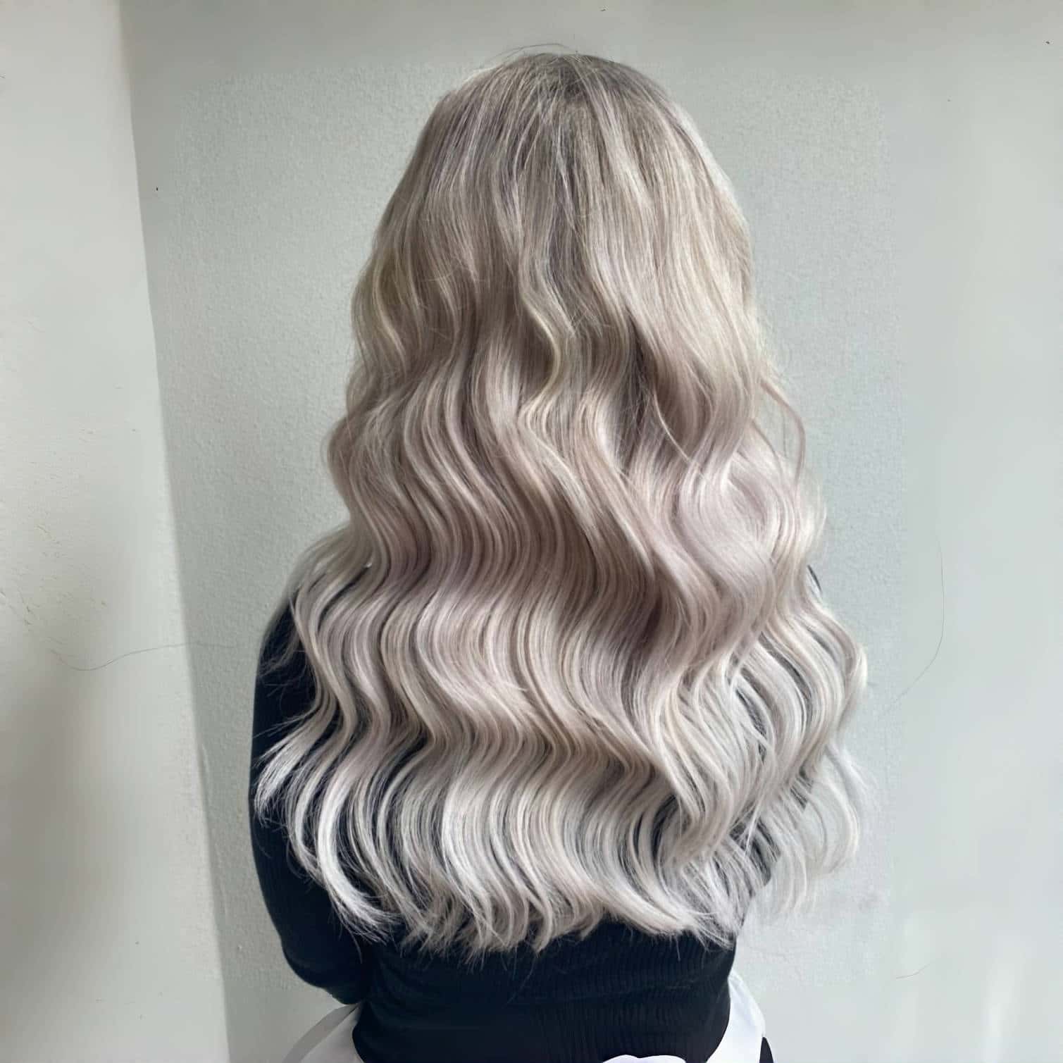 Premium Platinum Blonde Clip In Human Hair Extensions