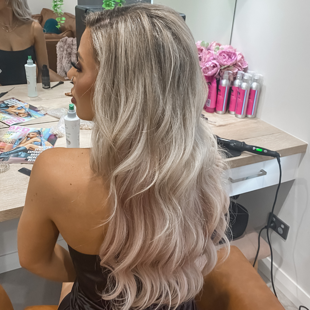 Premium Platinum Halo Hair Extensions - Kiki Hair Extensions