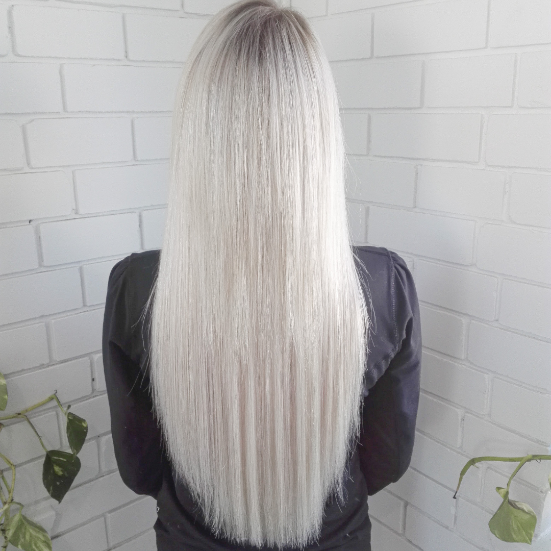 Platinum Premium Clip In Hair Extensions - Kiki Hair Extensions
