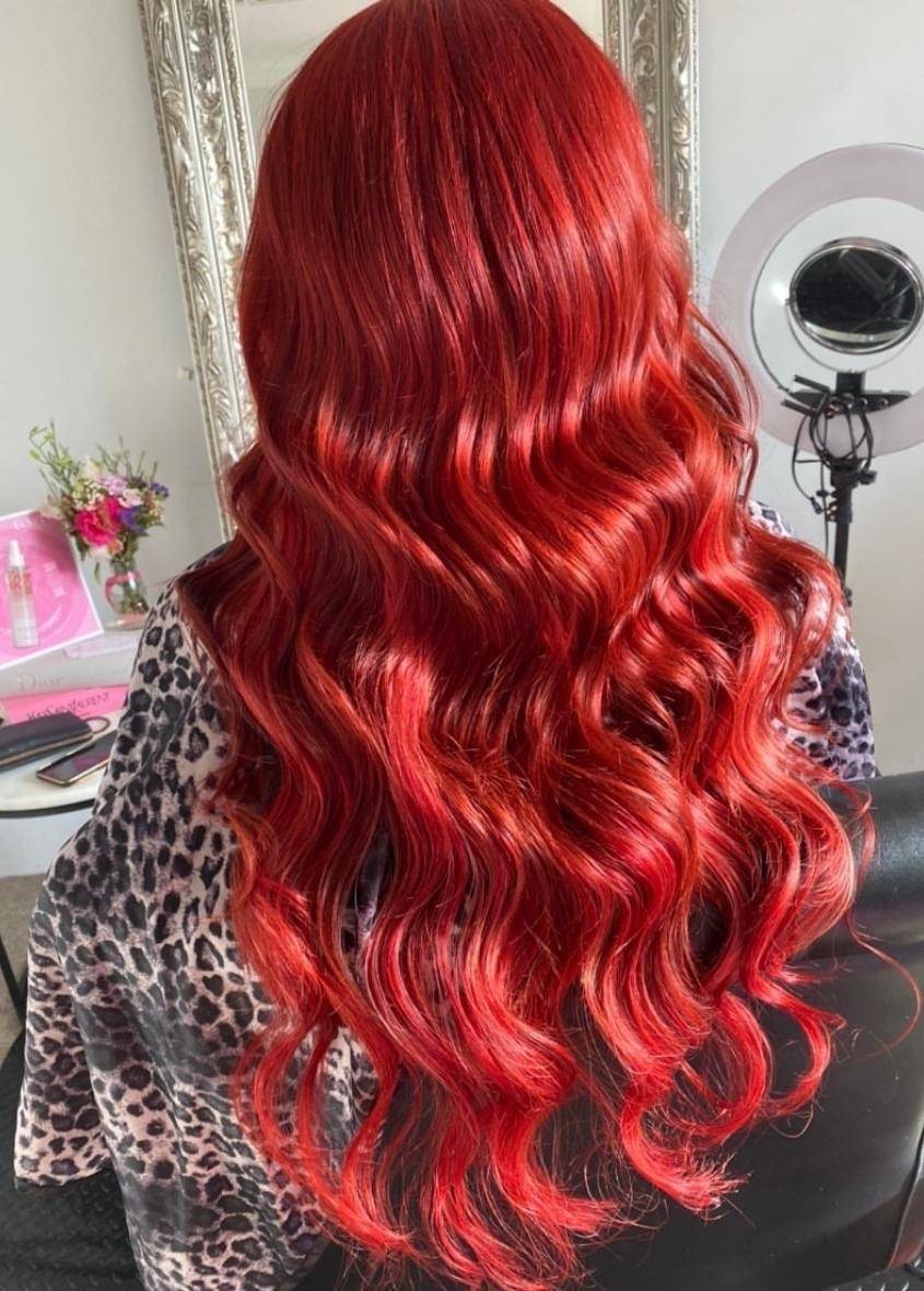 Custom Coloured Clip In Hair Extensions - Kiki Hair Extensions