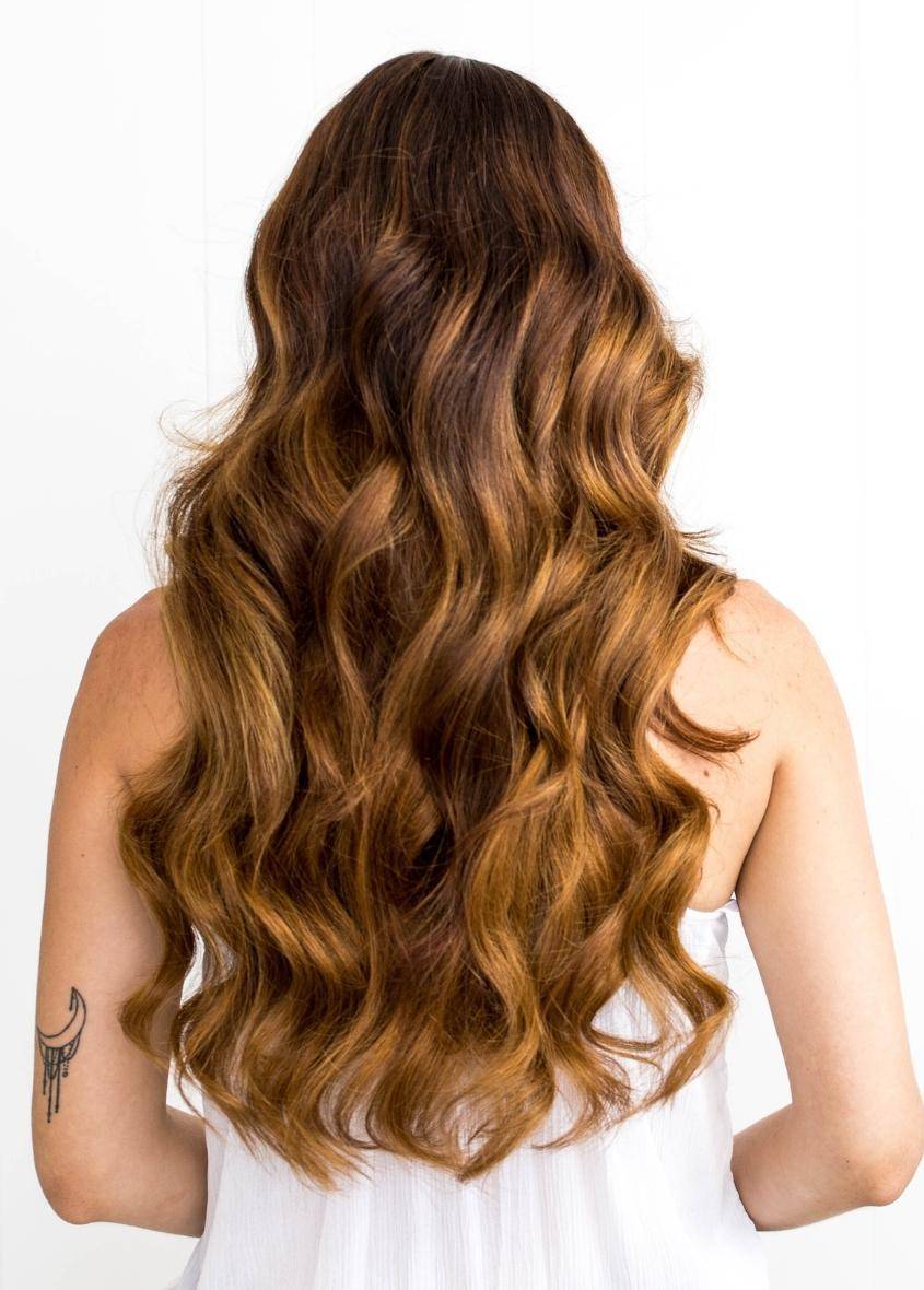 Golden Brown Tape Hair Extensions - Kiki Hair Extensions