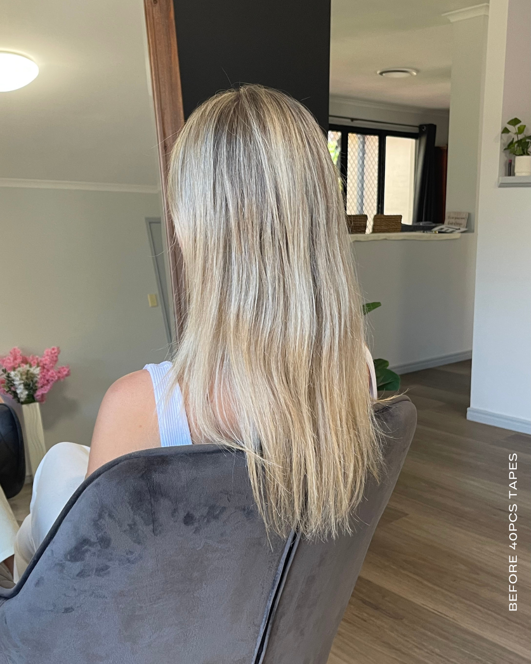 Malibu Blonde Tape Hair Extensions - Kiki Hair Extensions