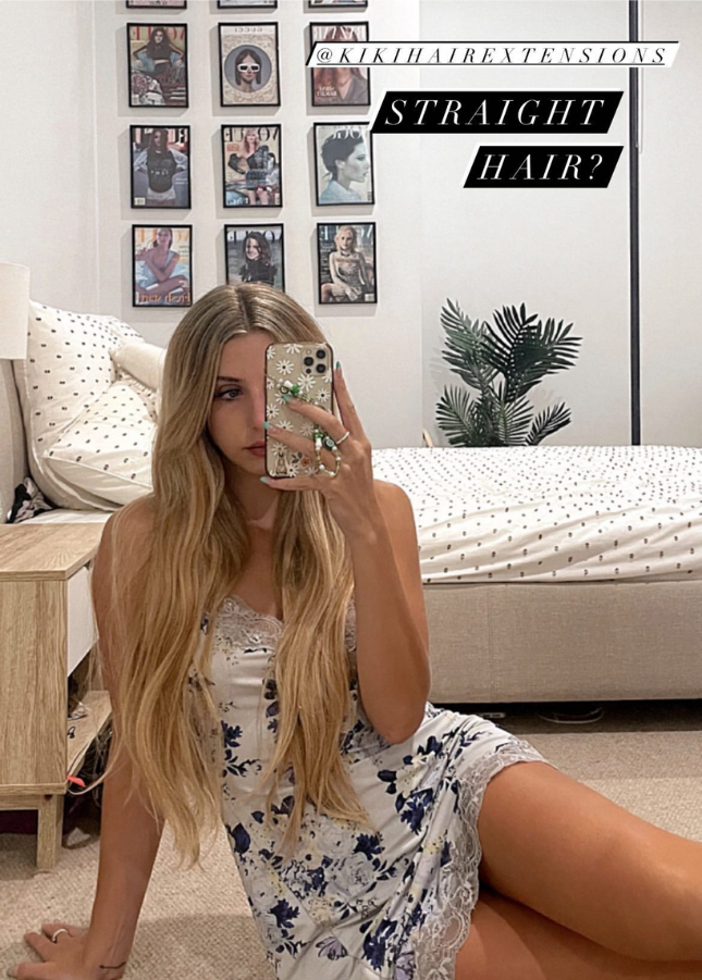 Strawberry Kisses Clip In Hair Extensions - Kiki Hair Extensions