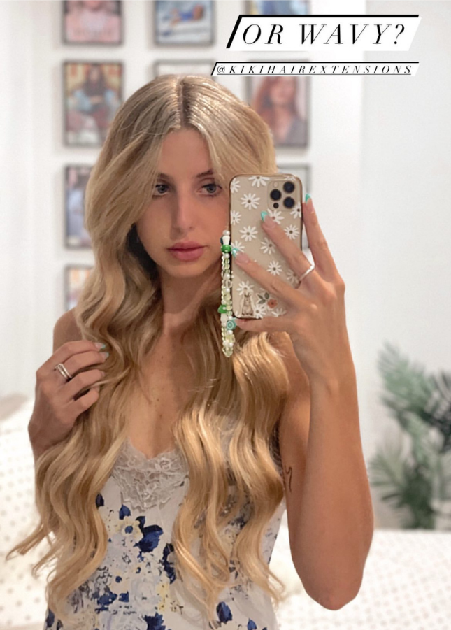 Strawberry Kisses Clip In Hair Extensions - Kiki Hair Extensions