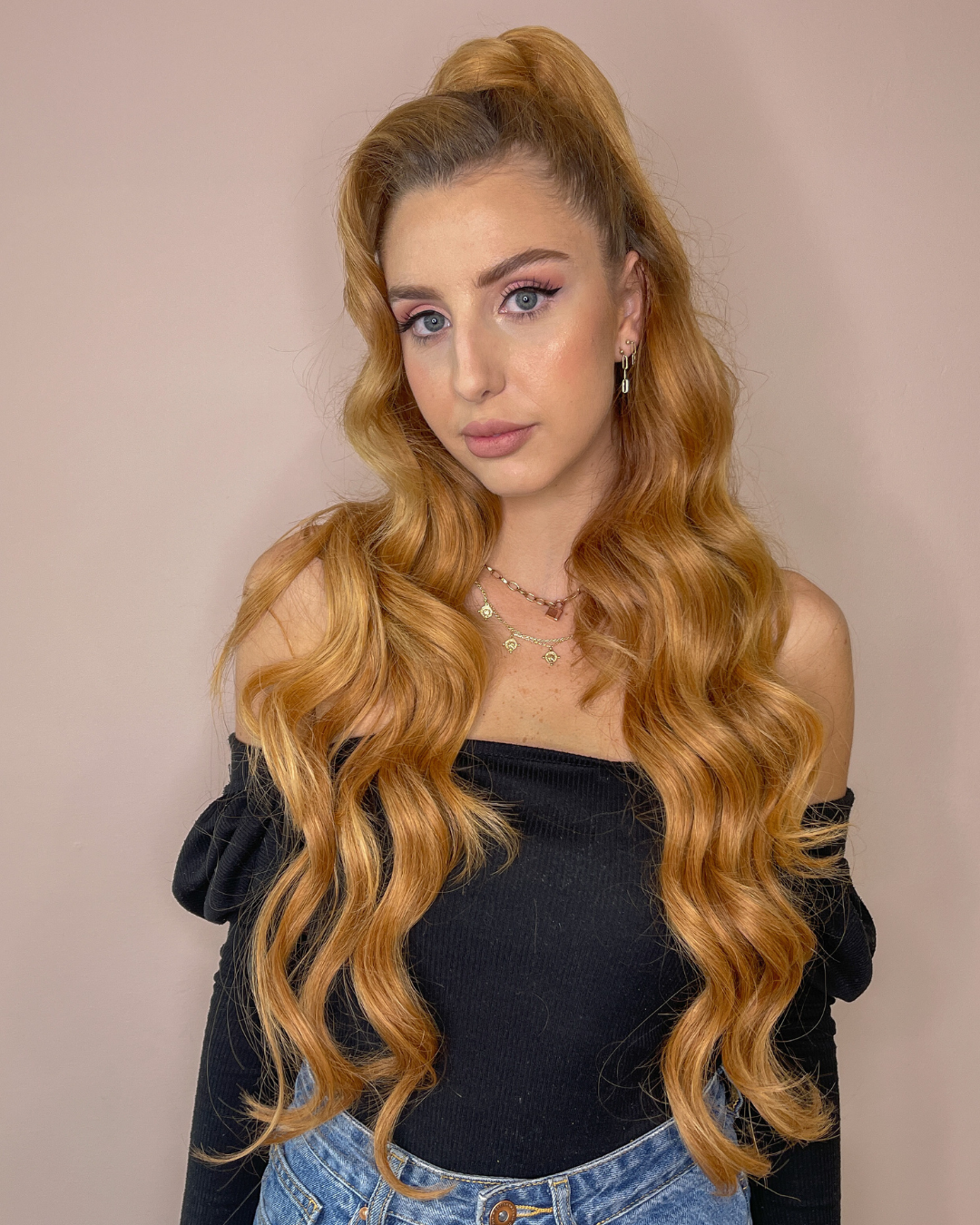 Strawberry Halo Hair Extensions - Kiki Hair Extensions