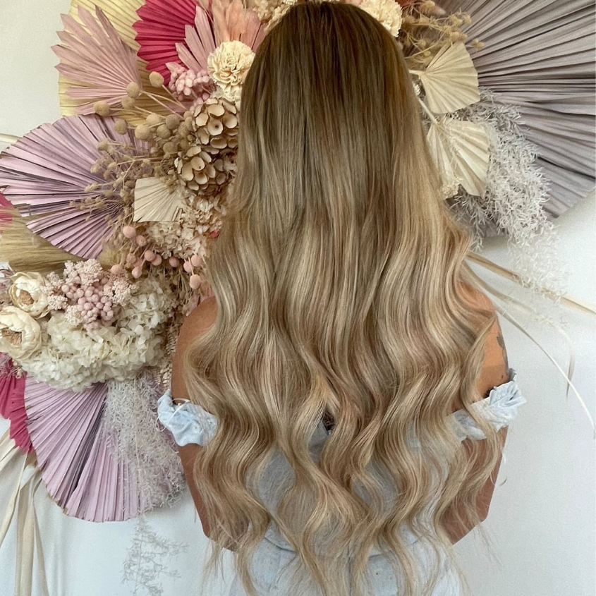 Caramel Swirl Weft Hair Extensions - Kiki Hair Extensions