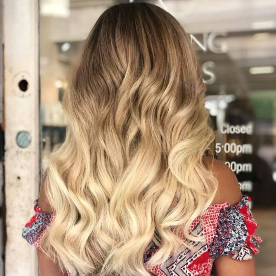 Choc Vanilla Balayage Weft Hair Extensions - Kiki Hair Extensions