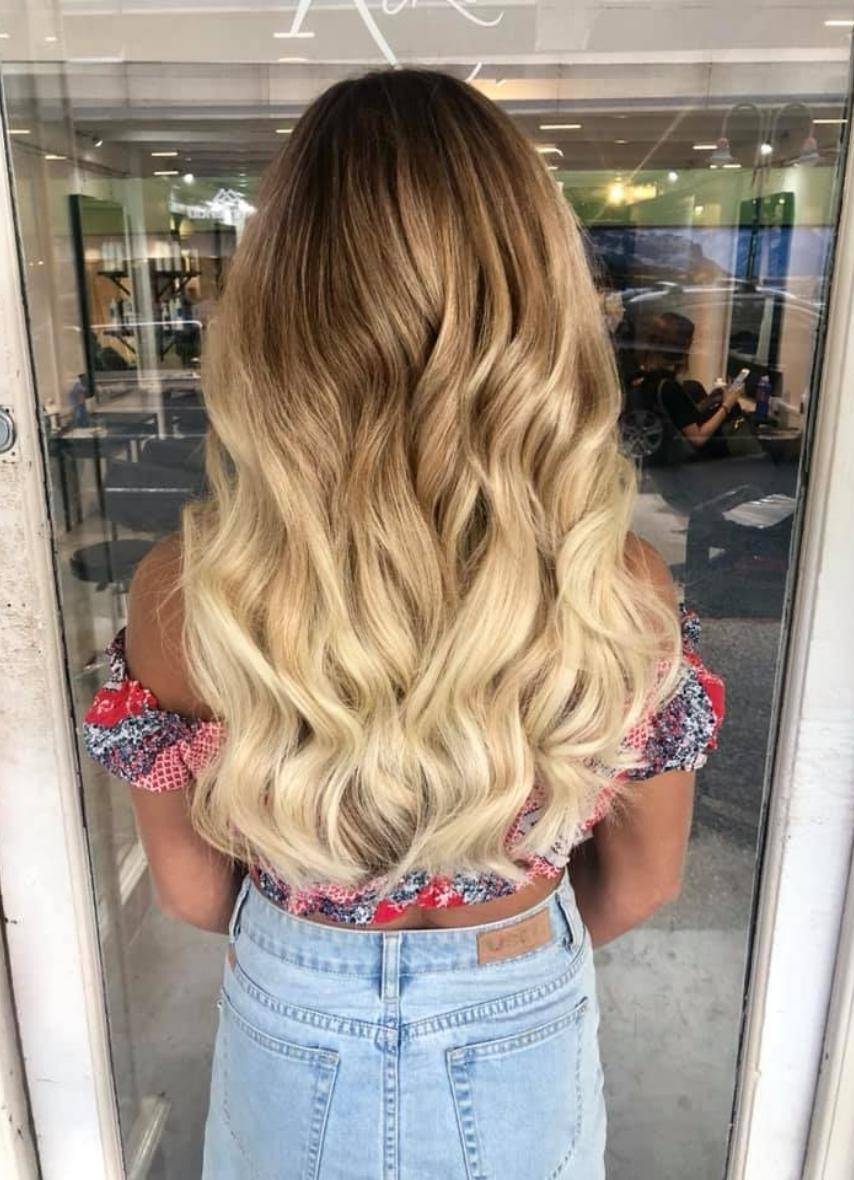 Choc Vanilla Balayage Halo Hair Extensions - Kiki Hair Extensions