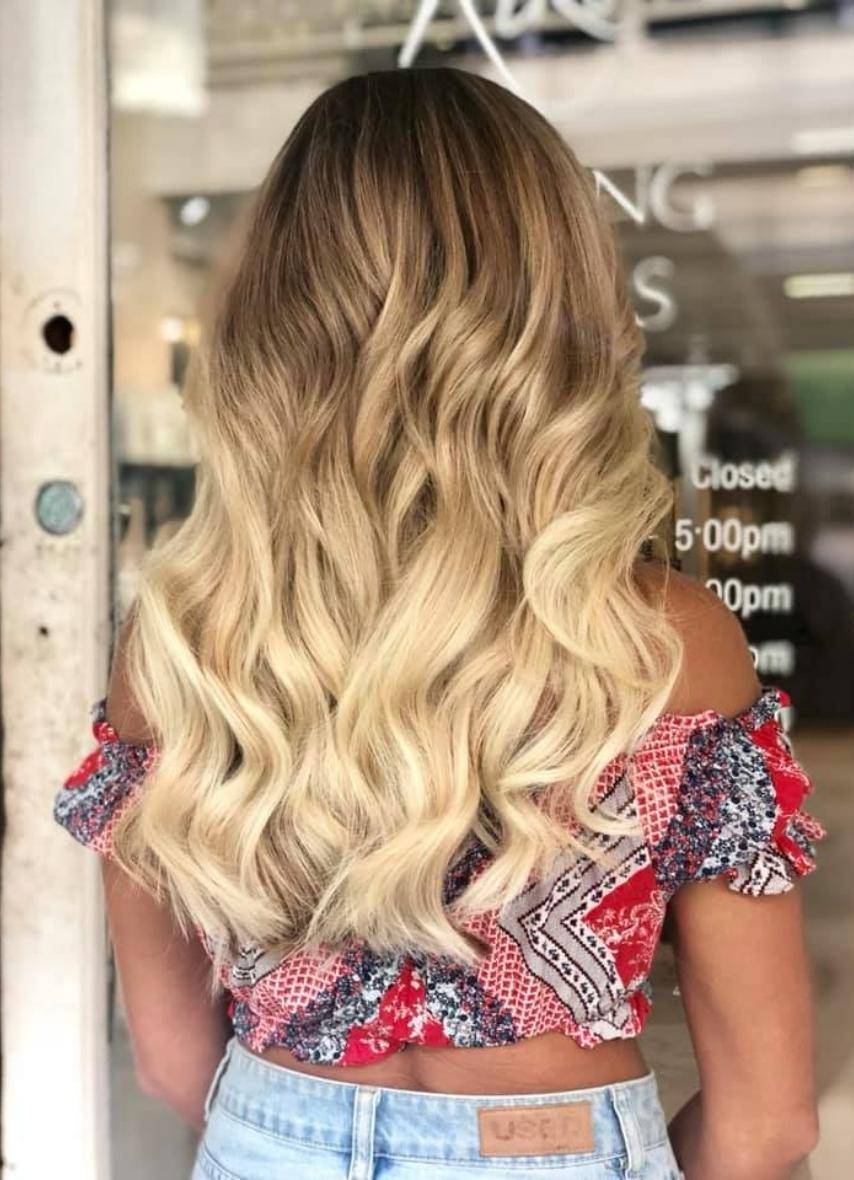 Choc Vanilla Balayage Halo Hair Extensions - Kiki Hair Extensions