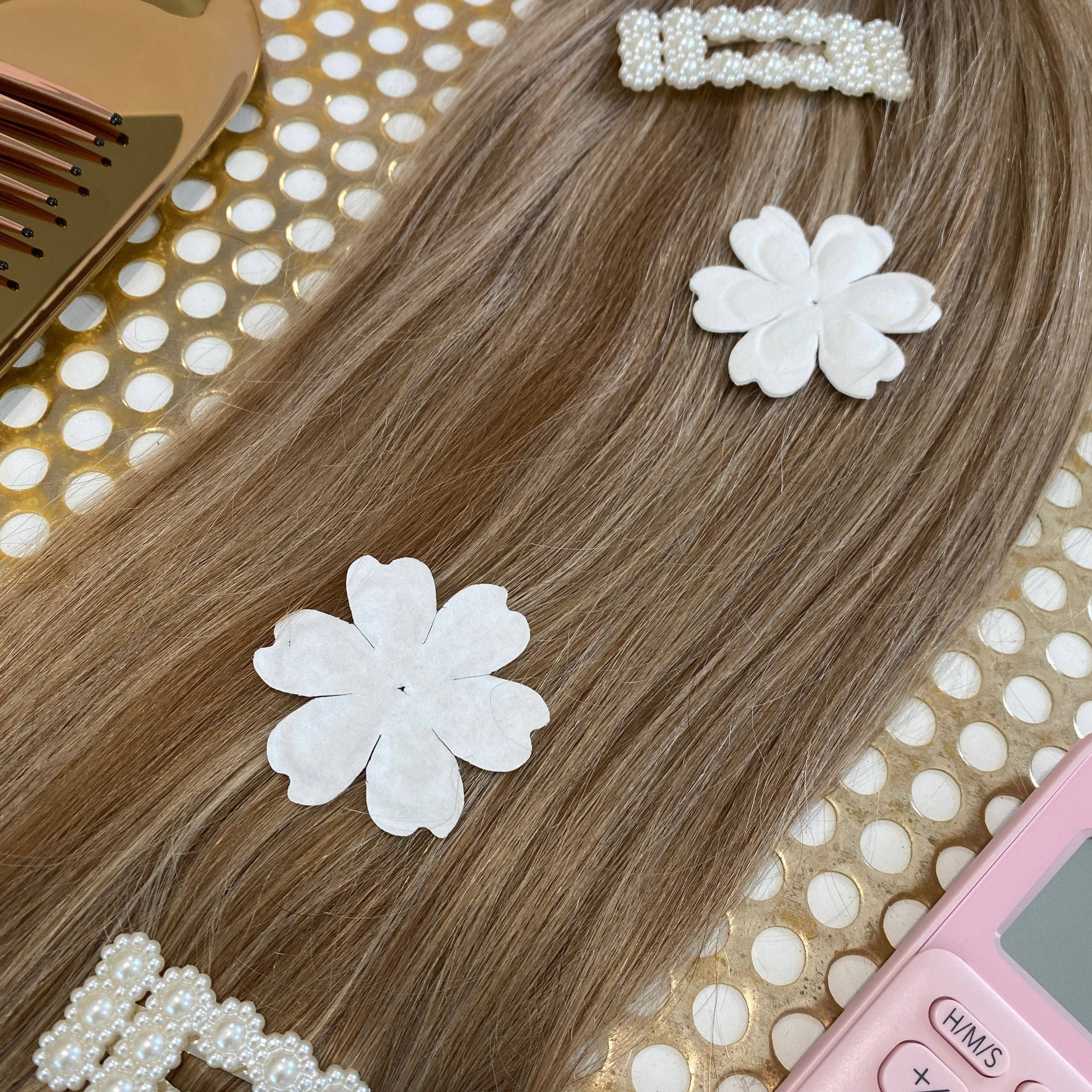 Caramel Swirl Weft Hair Extensions - Kiki Hair Extensions