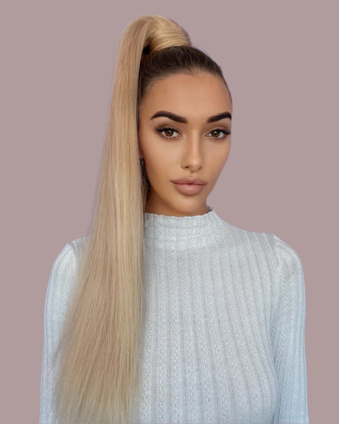 Creme Brûlée Ponytail Hair Extensions - Kiki Hair Extensions