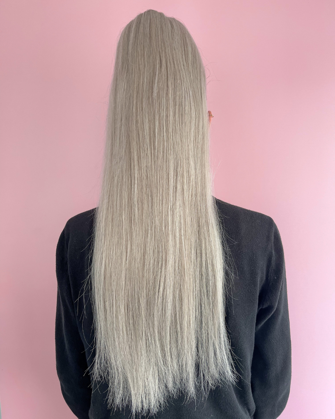 Grey Storm Ponytail Hair Extensions - Kiki Hair Extensions