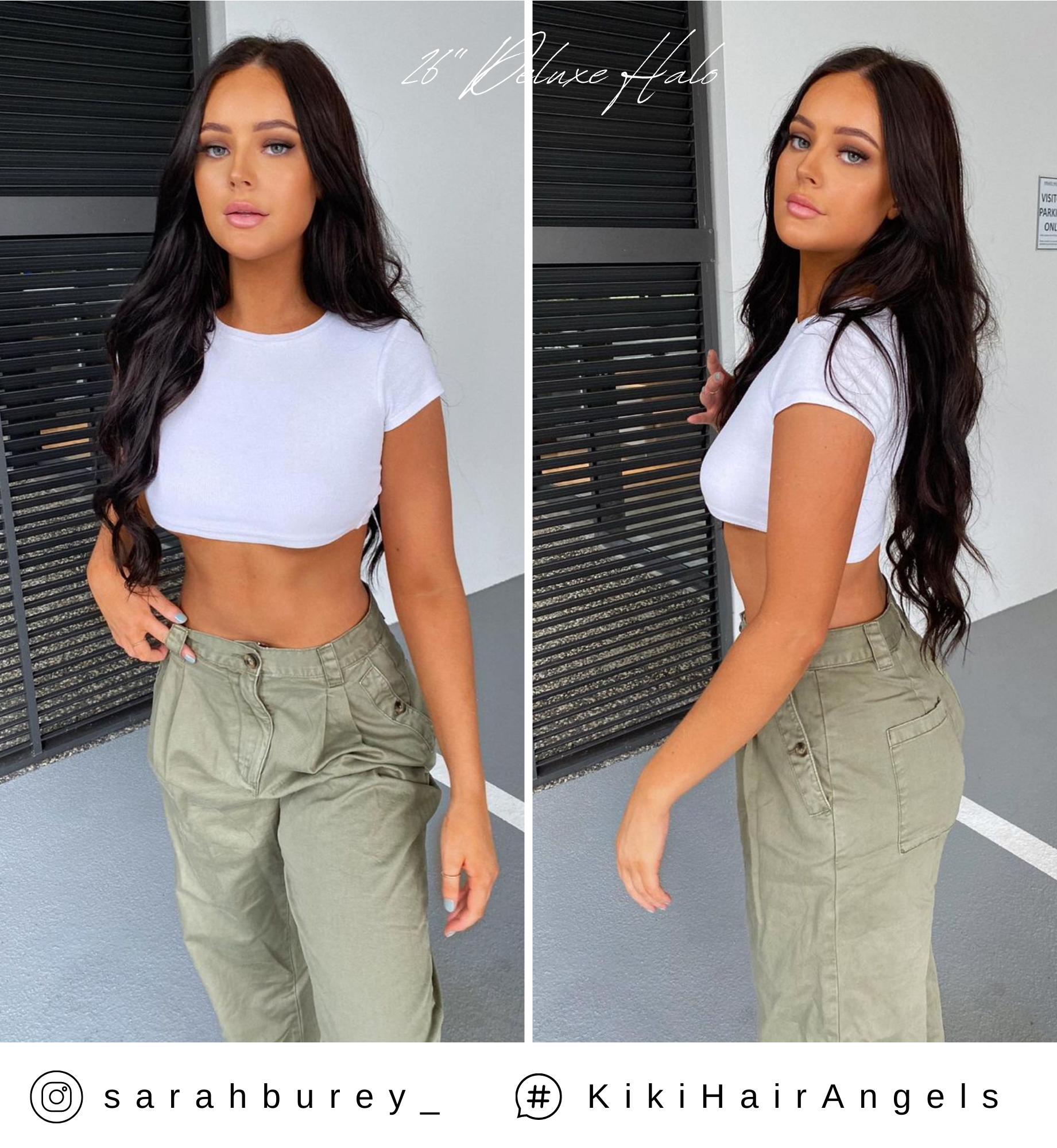 Raven Brown Weft Hair Extensions - Kiki Hair Extensions