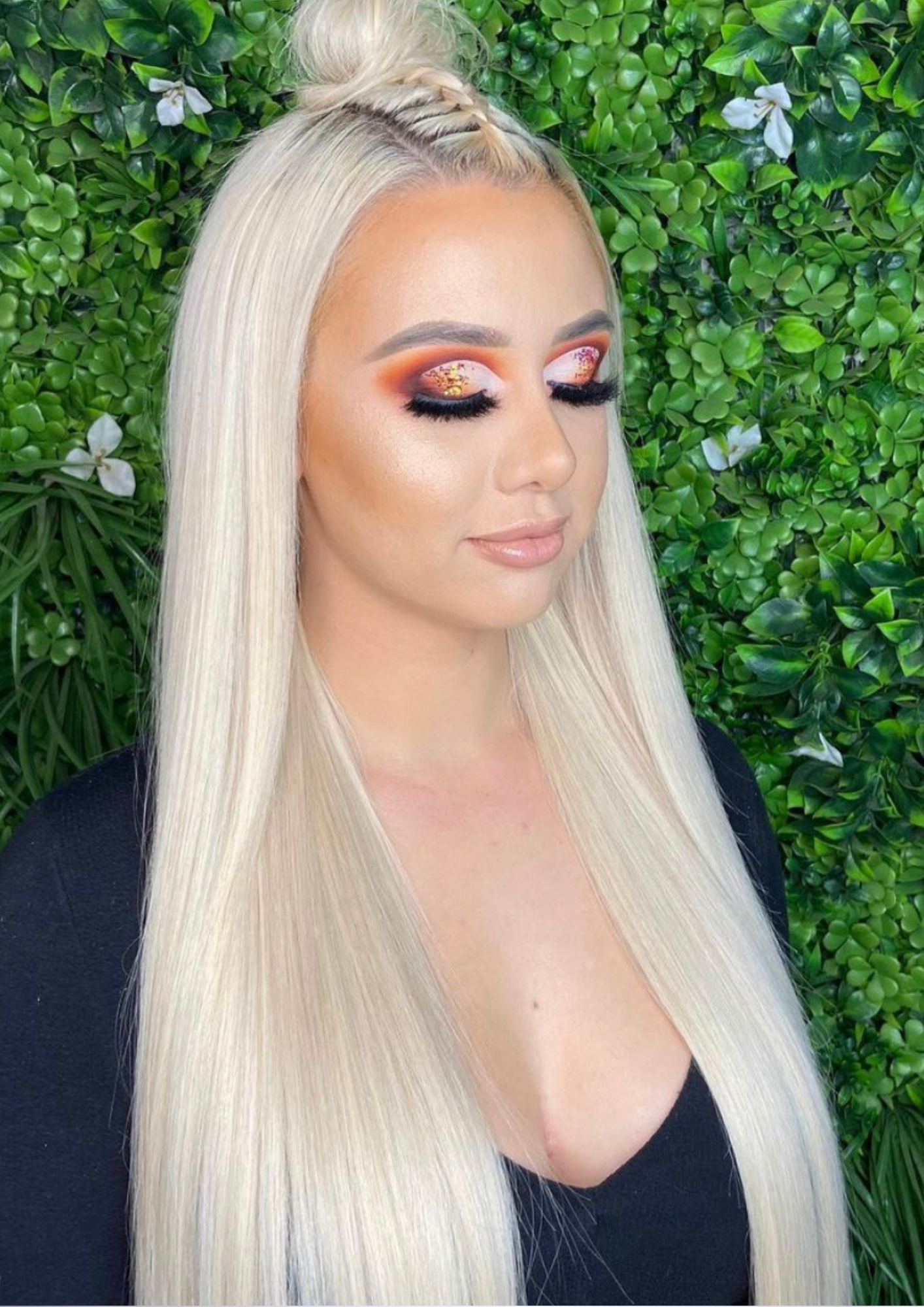 Platinum Blonde Tape Hair Extensions - Kiki Hair Extensions