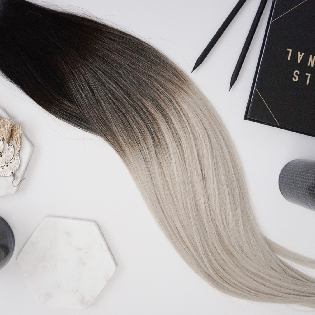 Solar Eclipse Clip On Ponytail Hair Extensions - Kiki Hair Extensions