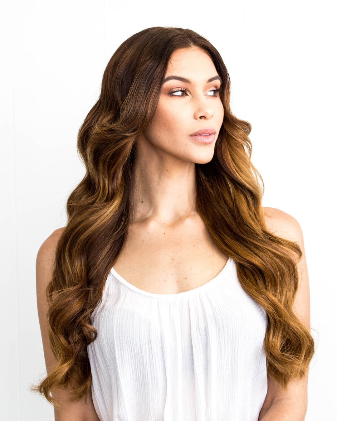 Golden Clip In Hair Extensions - Kiki Hair Extensions