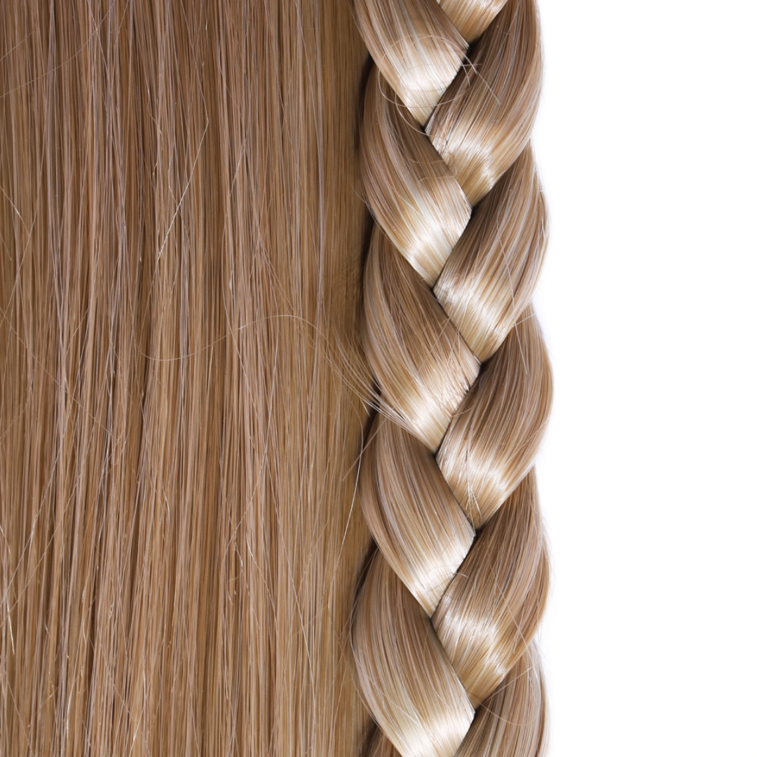 Premium Caramel Swirl Halo Hair Extensions - Kiki Hair Extensions