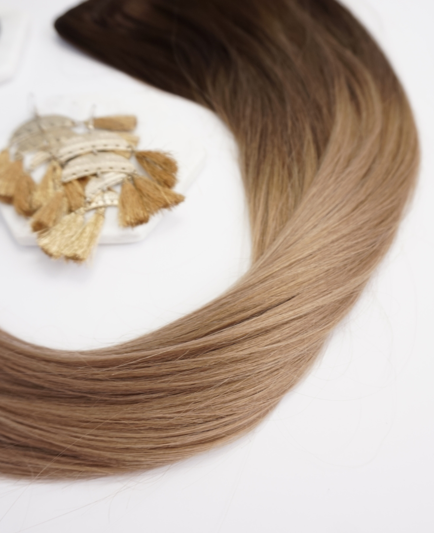 Kit Kat Balayage Halo Hair Extensions - Kiki Hair Extensions