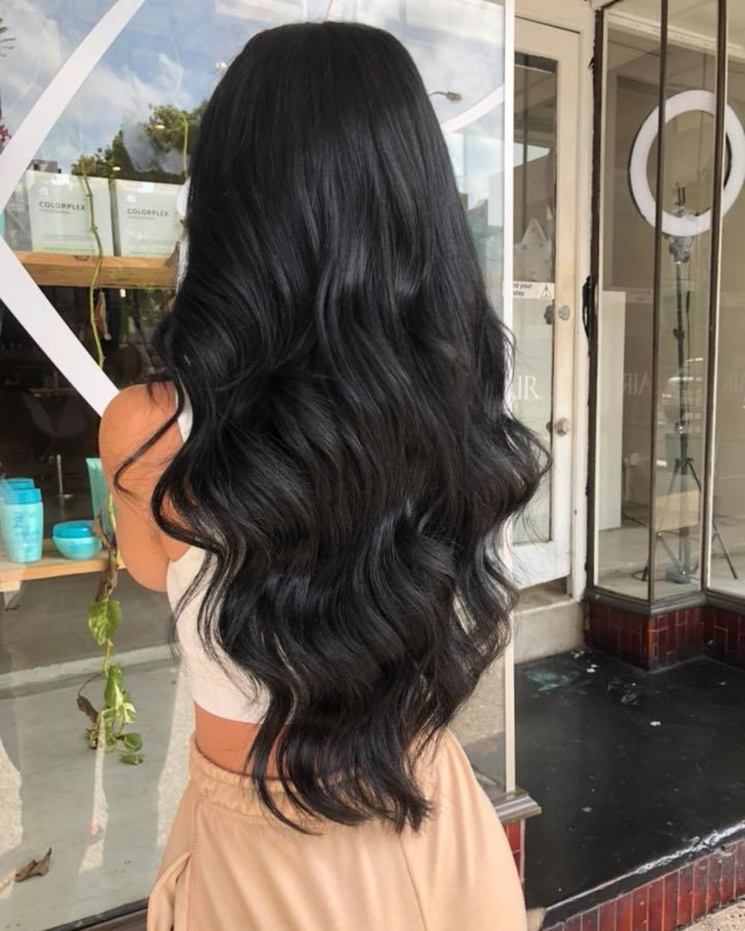 Onyx Black Tape Hair Extensions - Kiki Hair Extensions