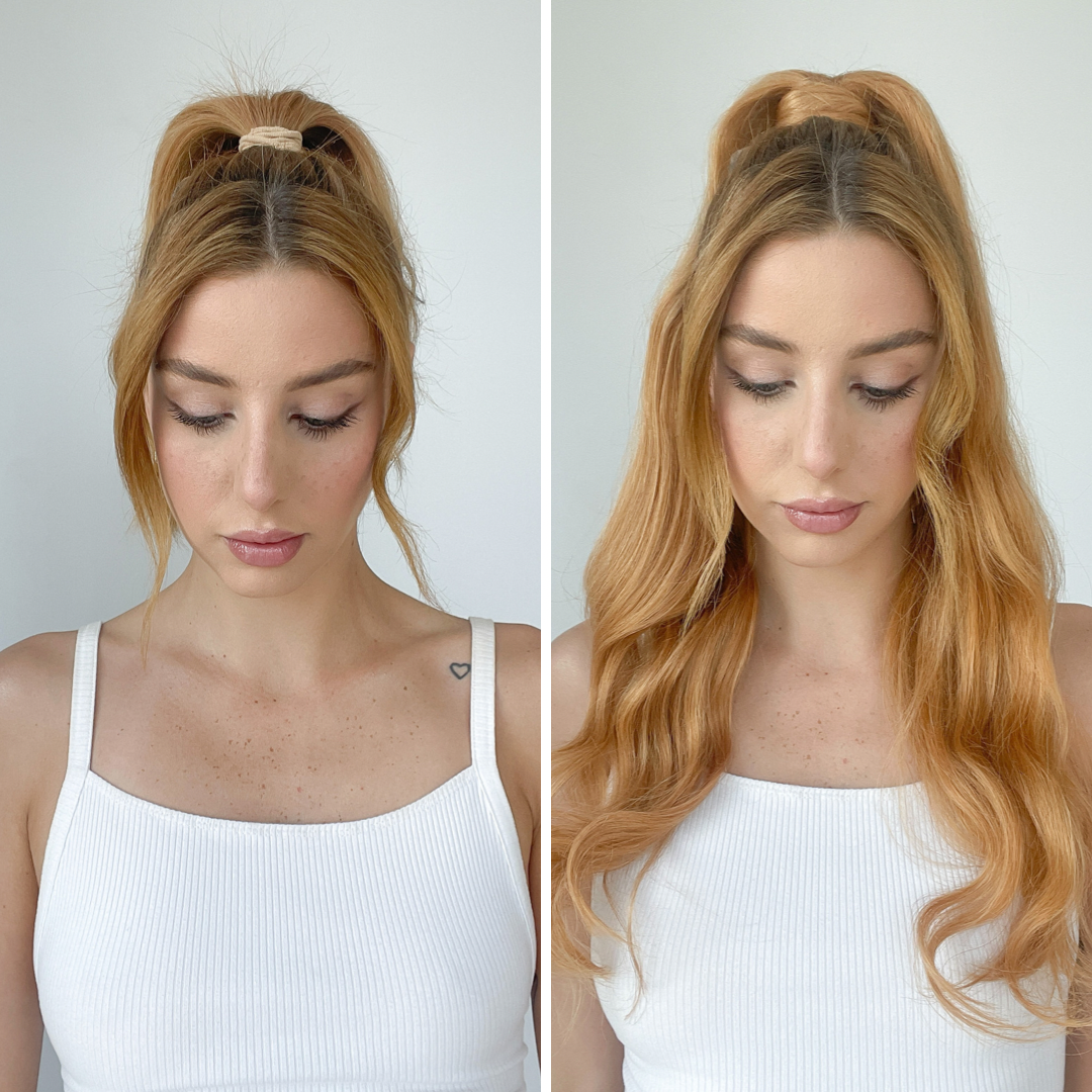 Strawberry Blonde Ponytail Hair Extensions - Kiki Hair Extensions