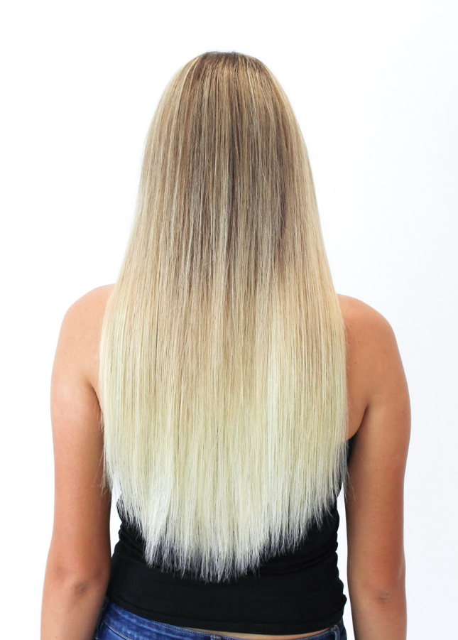 Coconut Grove Balayage Halo Hair Extensions - Kiki Hair Extensions