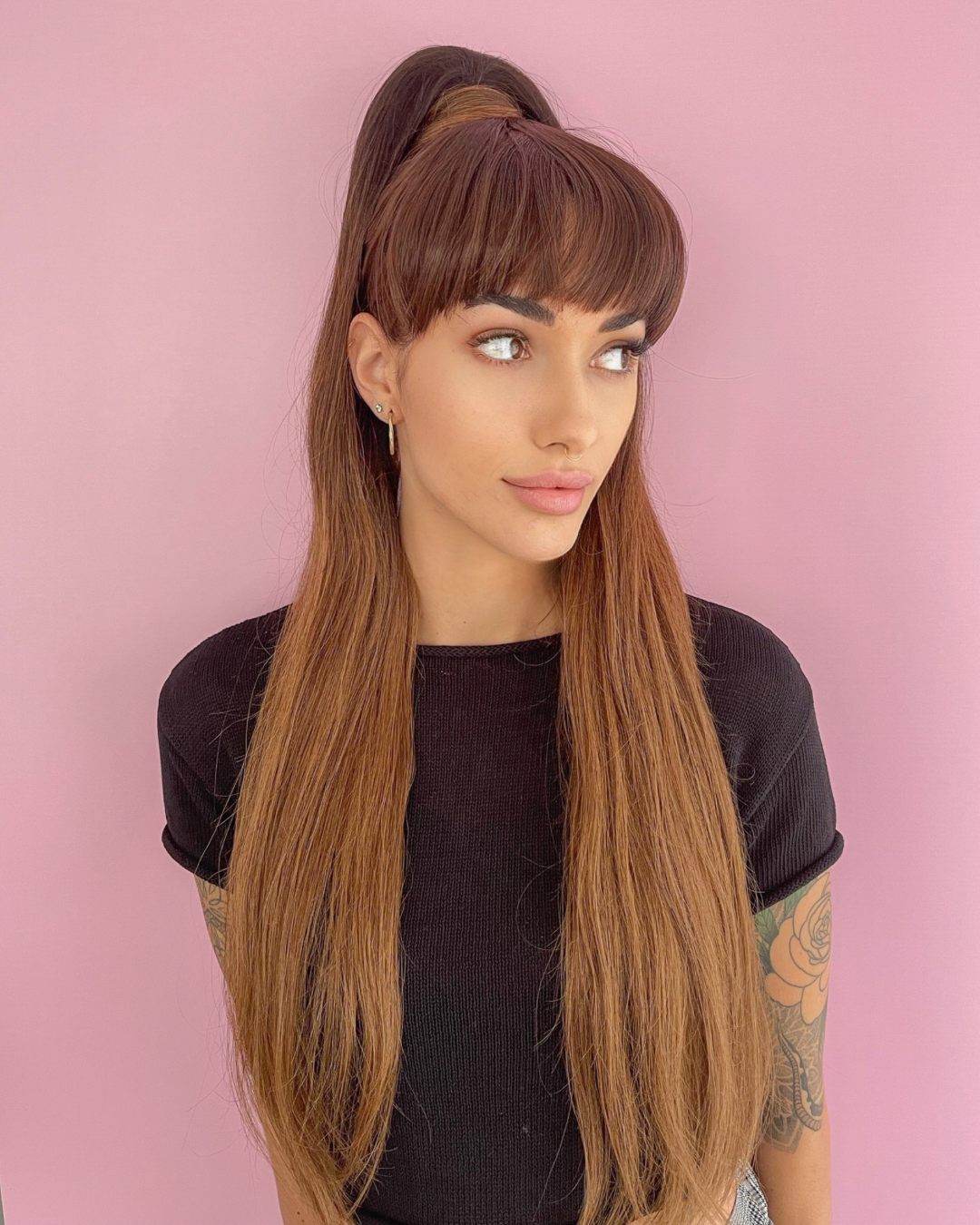Brownie Points Balayage Clip On Ponytail Hair Extensions - Kiki Hair Extensions