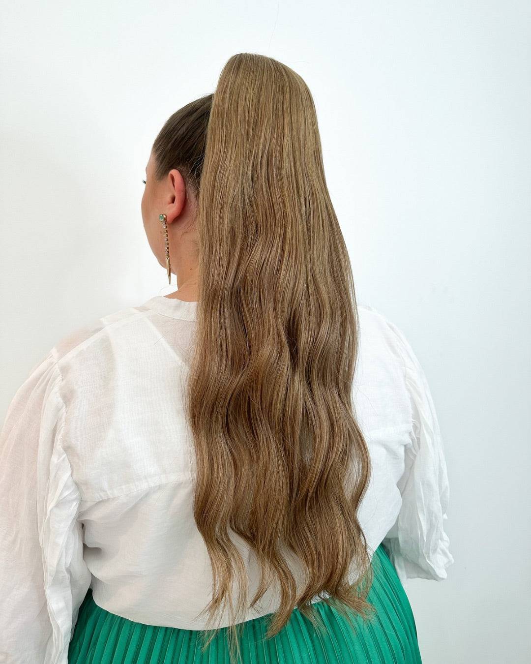 Caramello Haze Balayage Clip On Ponytail Hair Extensions - Kiki Hair Extensions