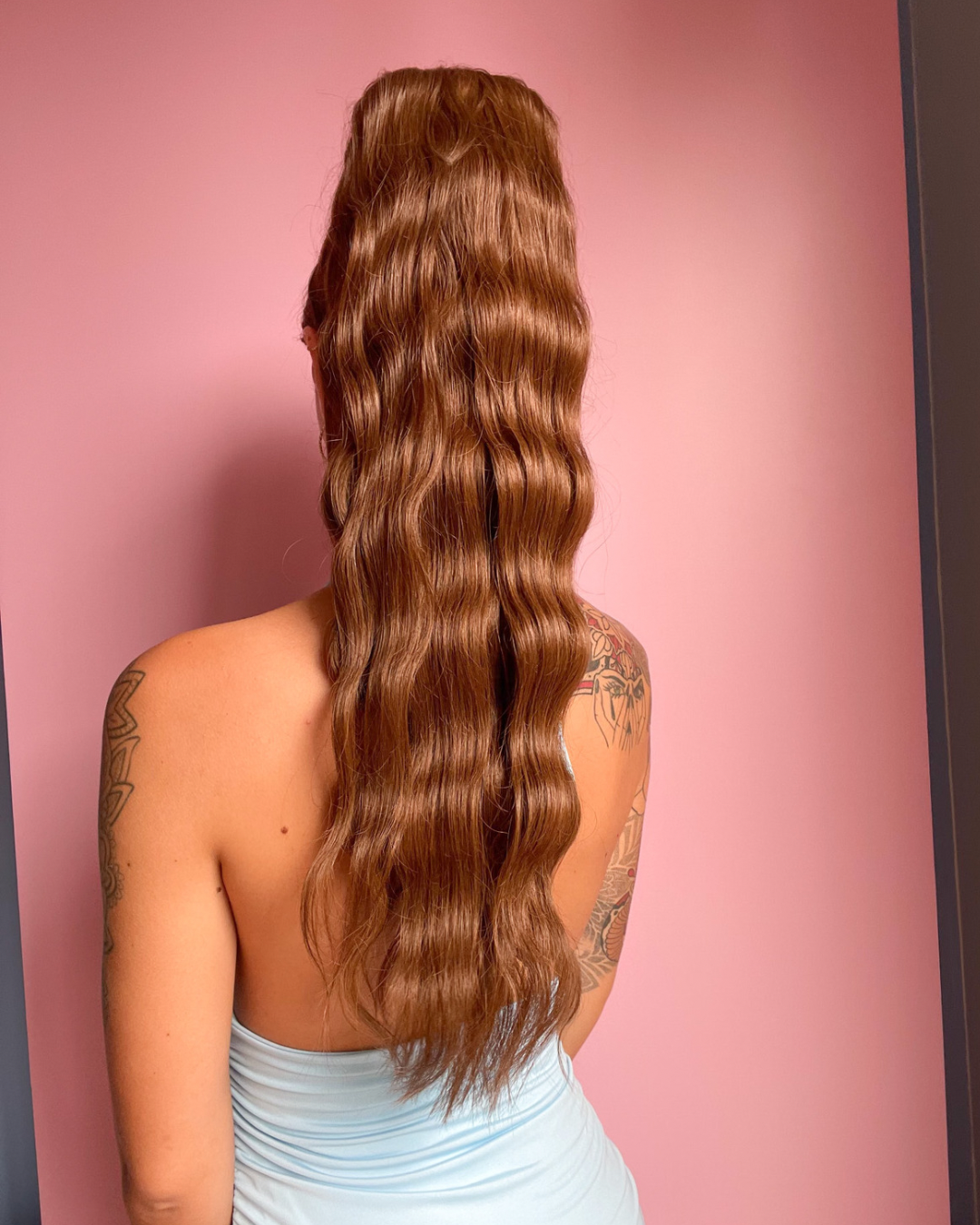 Bronze Ponytail Hair Extensions - Kiki Hair Extensions