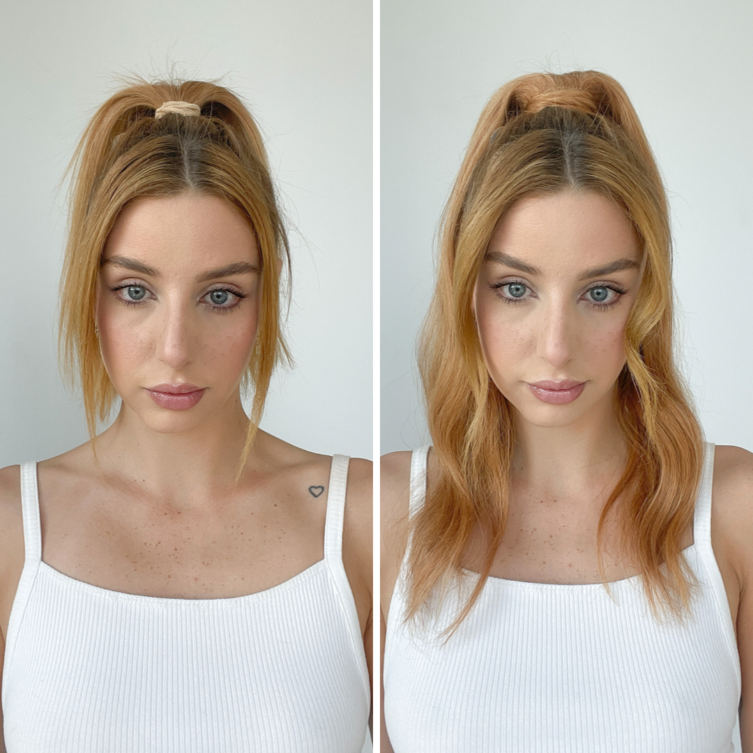 Strawberry Blonde Ponytail Hair Extensions - Kiki Hair Extensions