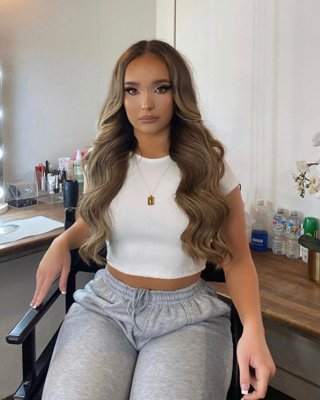 Caramello Haze Balayage Halo Hair Extensions - Kiki Hair Extensions