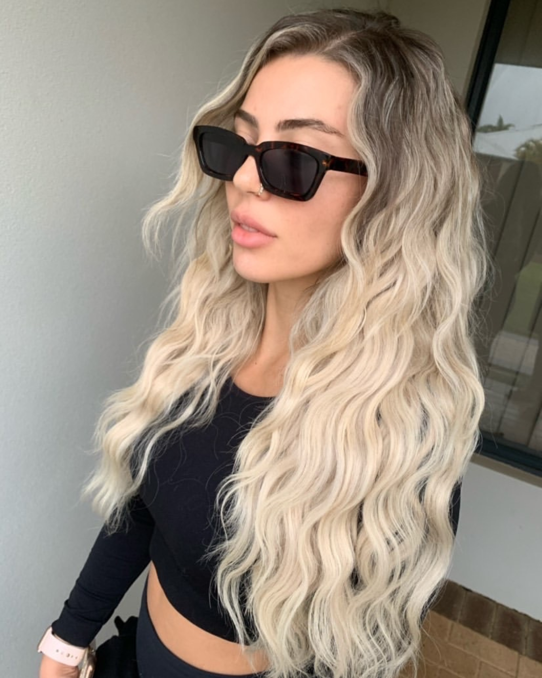 Vanilla Blonde Halo Hair Extensions - Kiki Hair Extensions