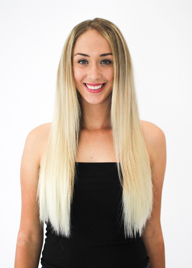 Coconut Grove Balayage Halo Hair Extensions - Kiki Hair Extensions