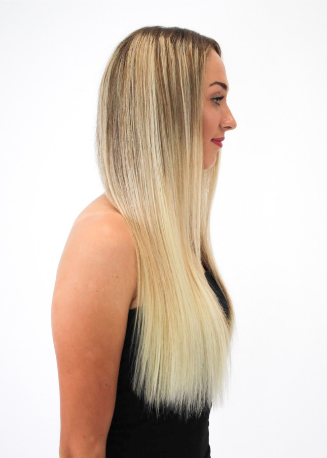 Coconut Grove Balayage Halo Hair Extensions - Kiki Hair Extensions