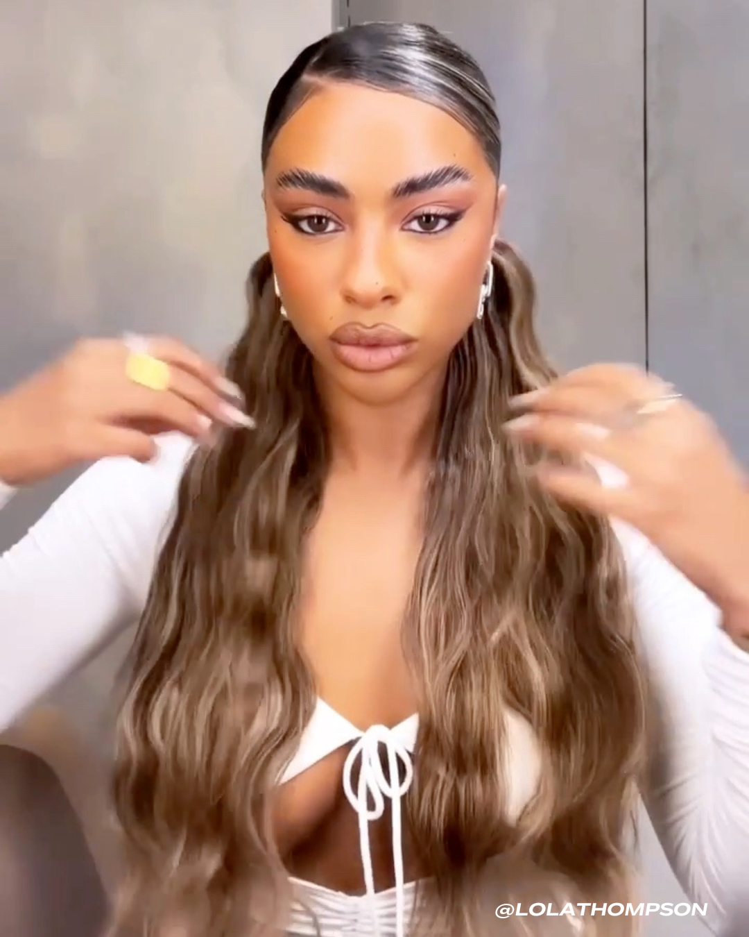 Bronze Bliss Ponytail Hair Extensions - Kiki Hair Extensions