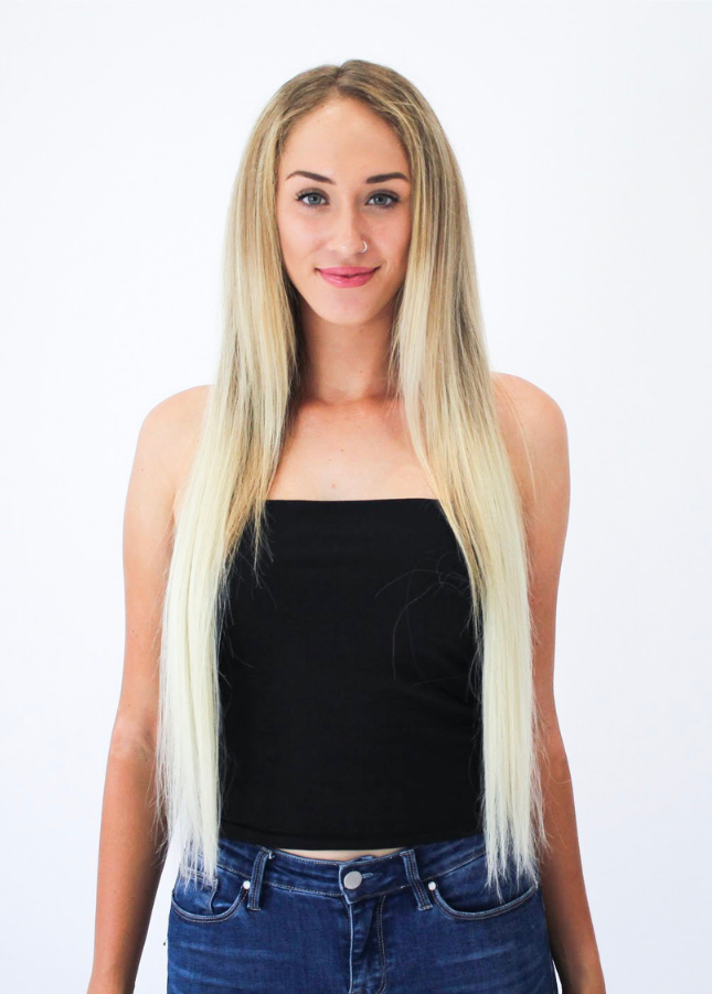 Coconut Grove Balayage Halo Hair Extensions - Kiki Hair Extensions