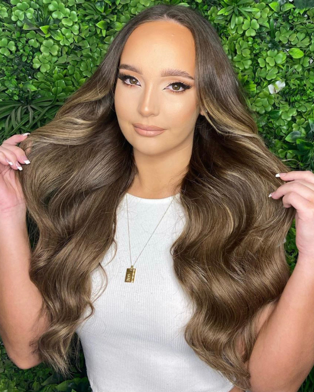 Caramello Haze Balayage Halo Hair Extensions - Kiki Hair Extensions