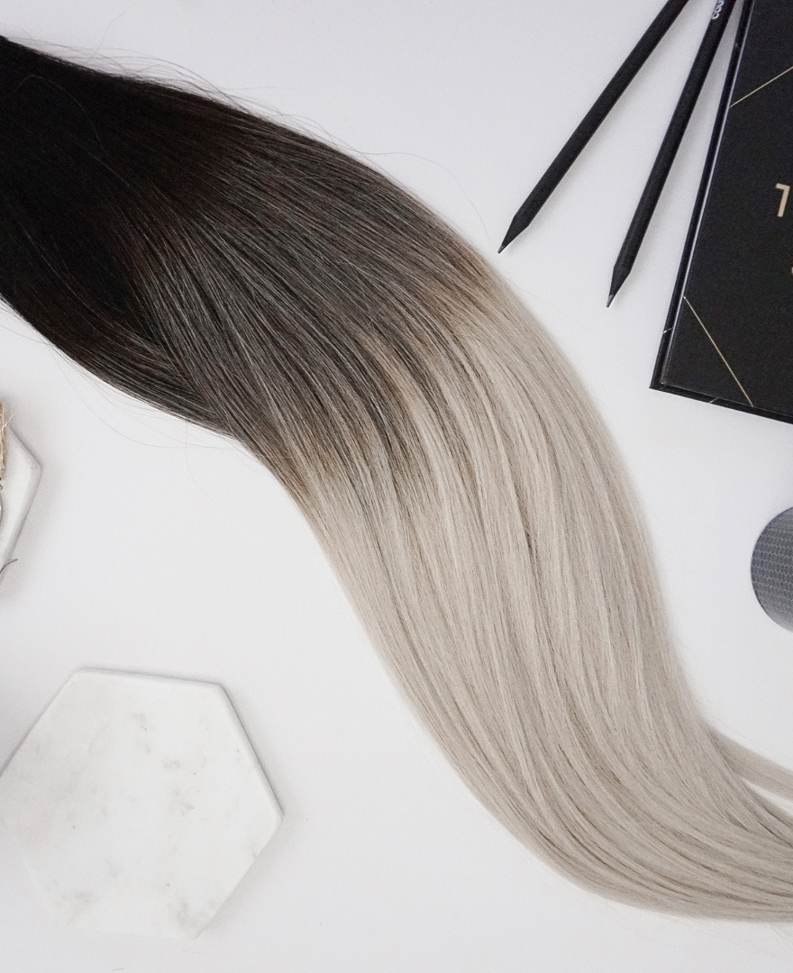 Solar Eclipse Clip On Ponytail Hair Extensions - Kiki Hair Extensions