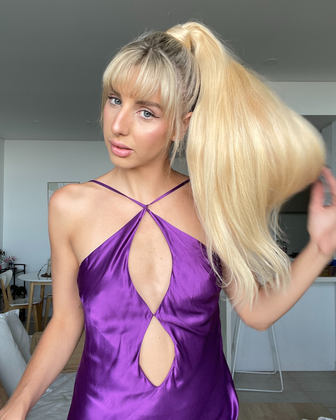 Sunkissed Blonde Ponytail Hair Extensions - Kiki Hair Extensions