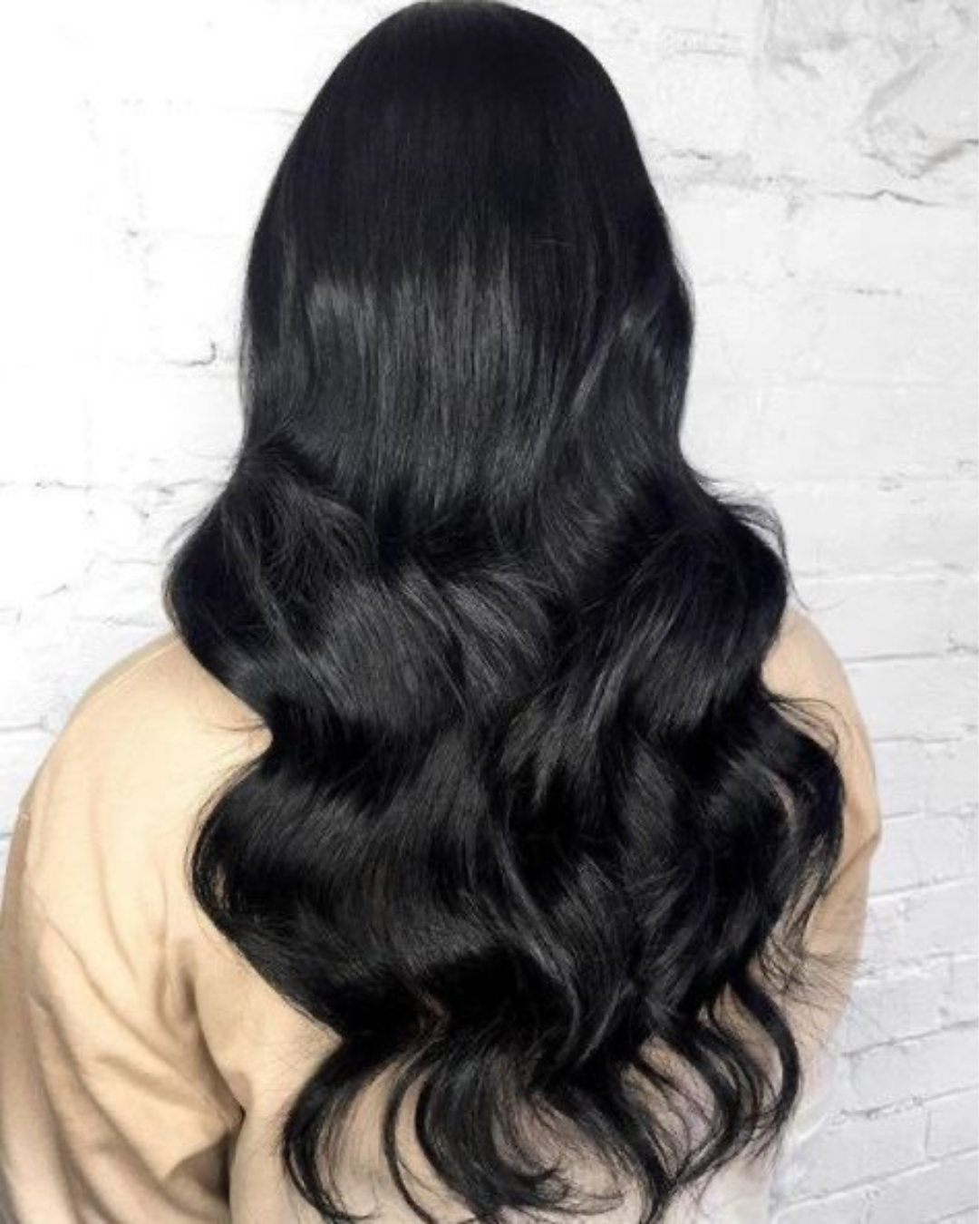 Onyx Black Tape Hair Extensions - Kiki Hair Extensions