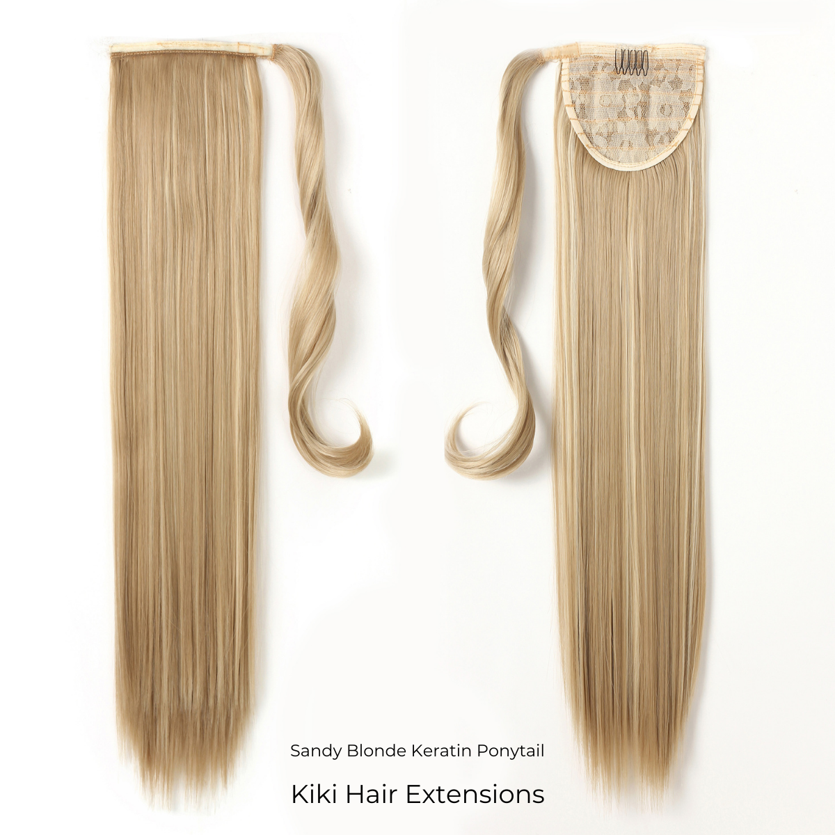 Keratin Synthetic Ponytail Hair Extensions 100g - Kiki Hair Extensions