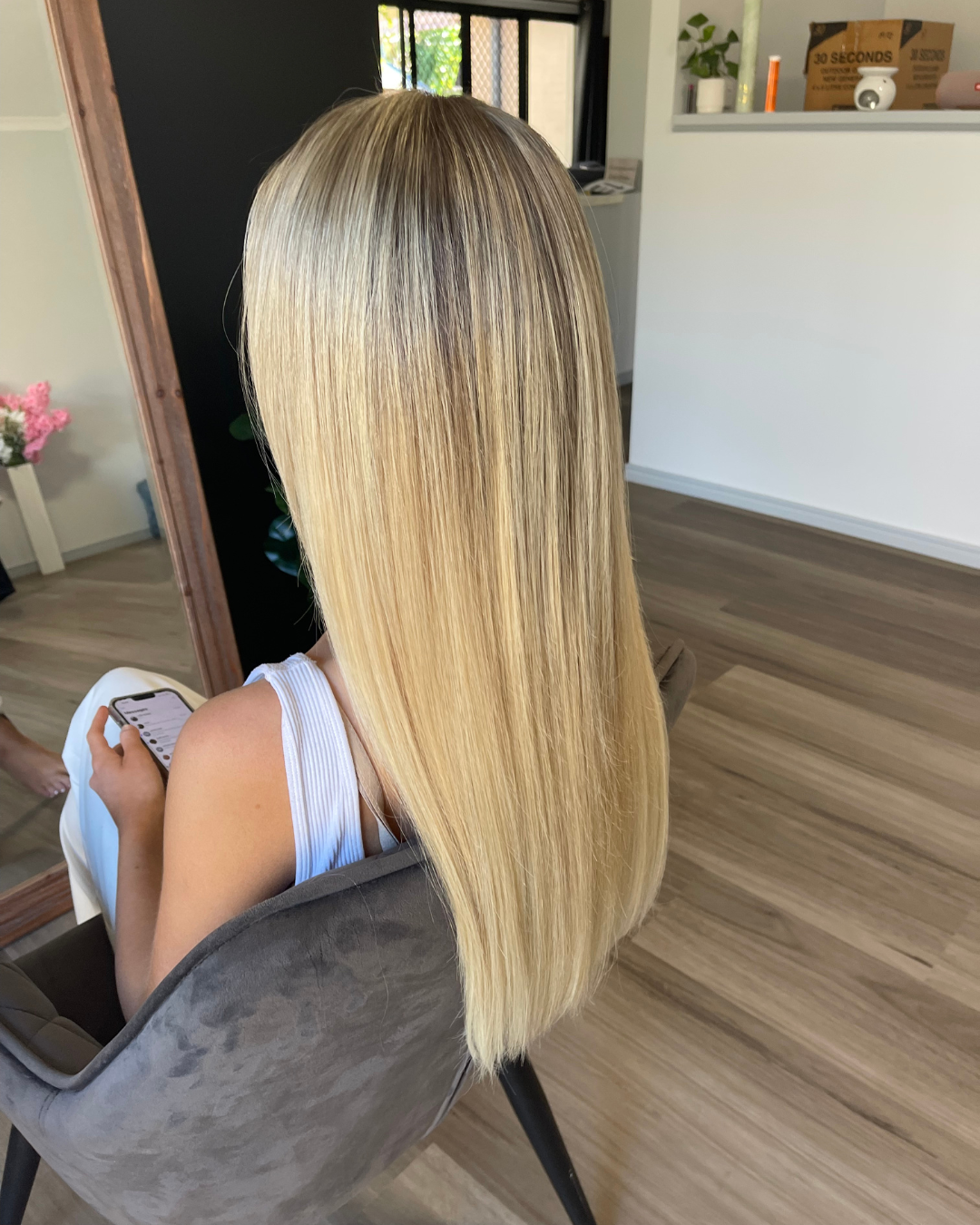 Malibu Blonde Weft Extensions - Kiki Hair Extensions